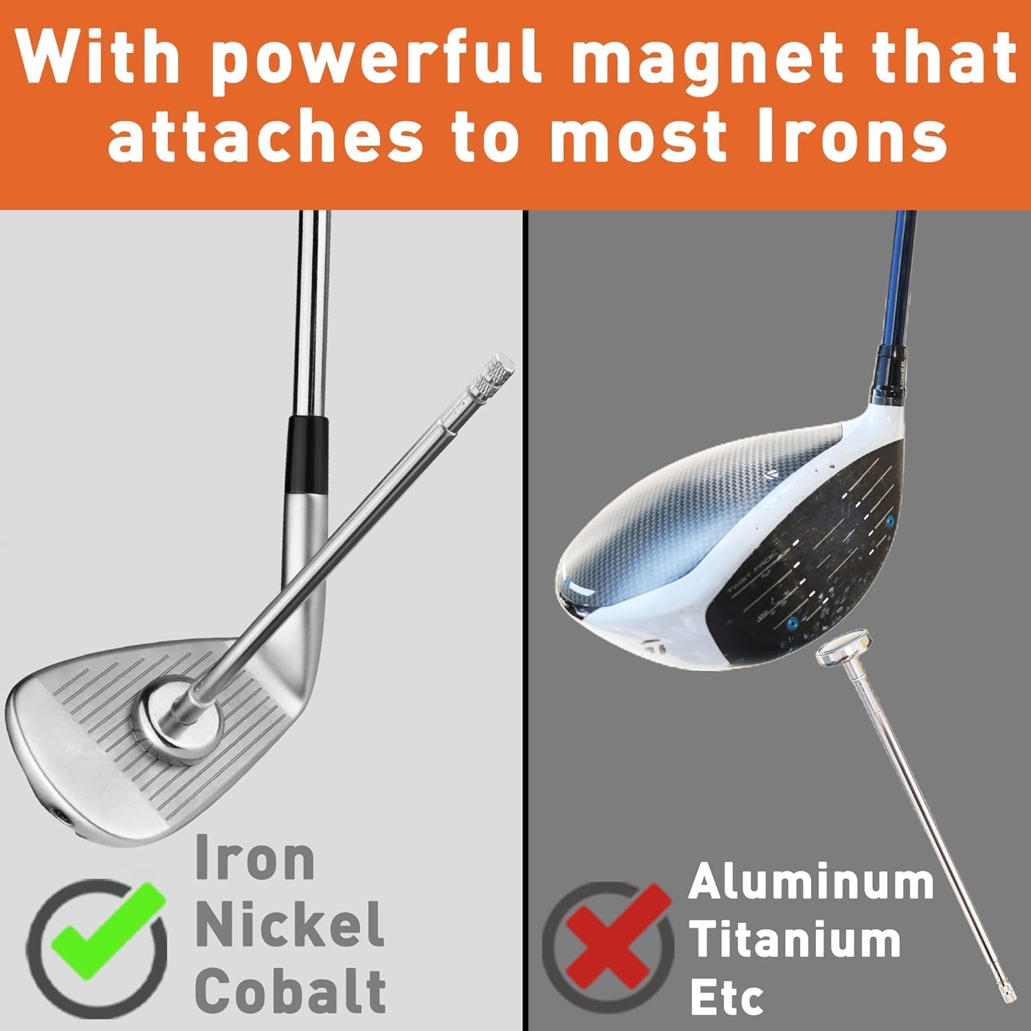 Golf Swing Trainer Aid, Golf Alignment Rods Golf Club Alignment Stick Corrector Help Visualize and Align Your Golf Shot Golf Alignment Aids