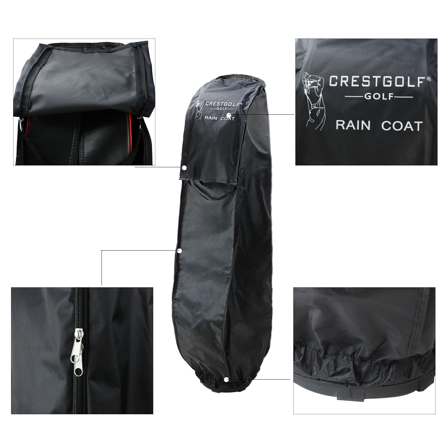 Golf Rain Cover Rain Coat for Golf Bag Golf Bag Cover -----Fits Most Golf Bags with a Carrying Case