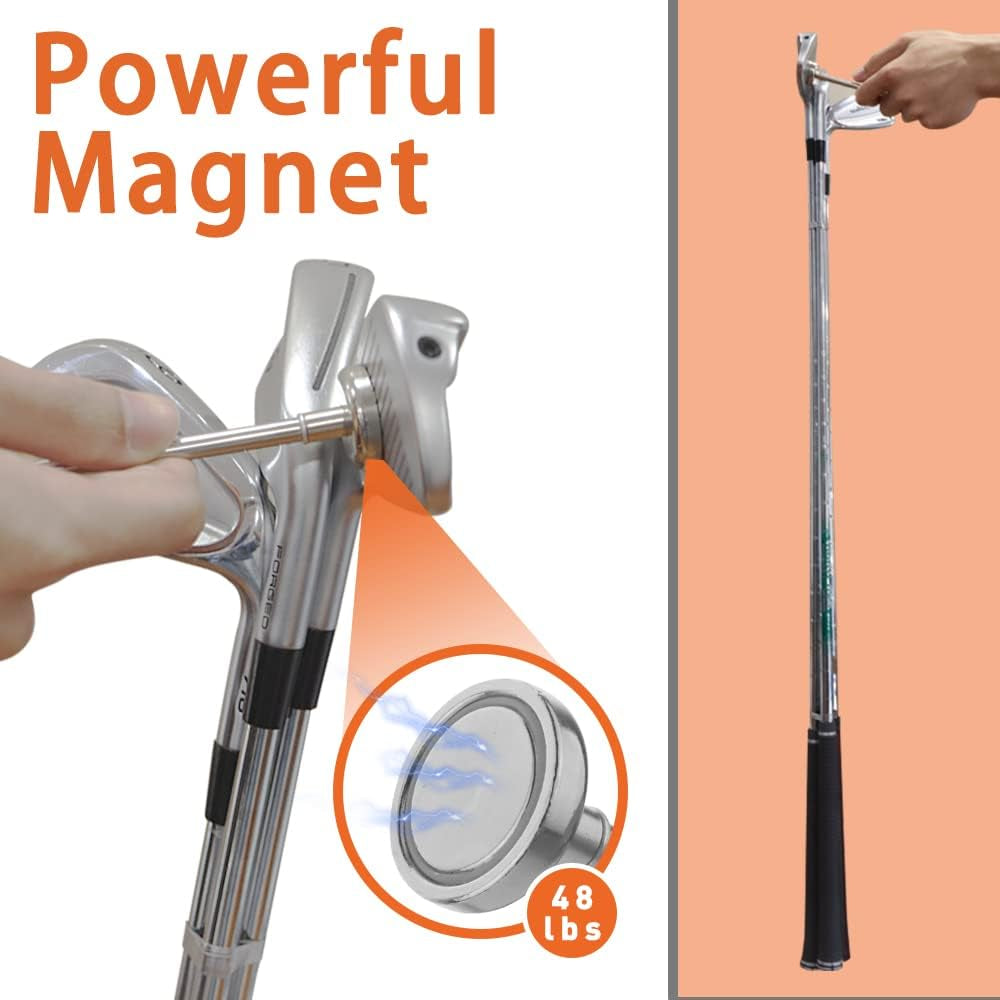 Golf Swing Trainer Aid, Golf Alignment Rods Golf Club Alignment Stick Corrector Help Visualize and Align Your Golf Shot Golf Alignment Aids