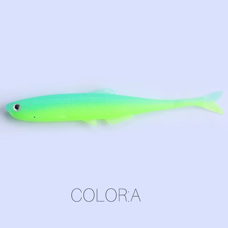 NEW  Leanness Shadteez 60Mm/80Mm Perch Bass Artificia Pike Zander Predator Fishing 3D Eyes Soft Lure Fishing Lures