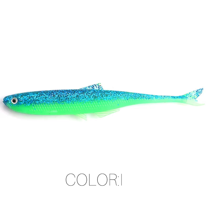 NEW  Leanness Shadteez 60Mm/80Mm Perch Bass Artificia Pike Zander Predator Fishing 3D Eyes Soft Lure Fishing Lures