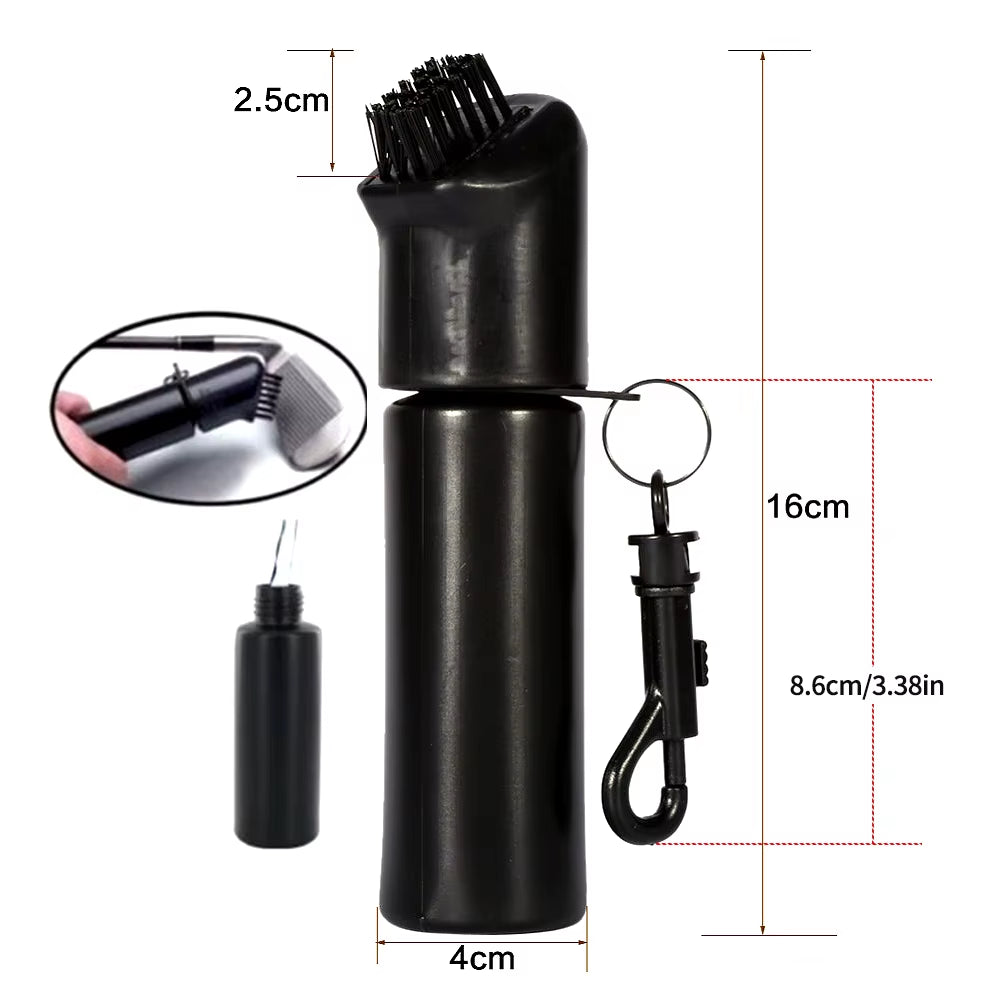 Golf Club Brush Golf Groove Cleaning Brush 2 Sided Golf Putter Wedge Ball Groove Cleaner Kit Cleaning Tool Golf Accessories
