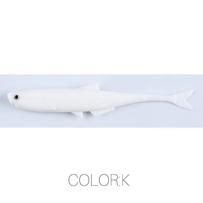 NEW  Leanness Shadteez 60Mm/80Mm Perch Bass Artificia Pike Zander Predator Fishing 3D Eyes Soft Lure Fishing Lures