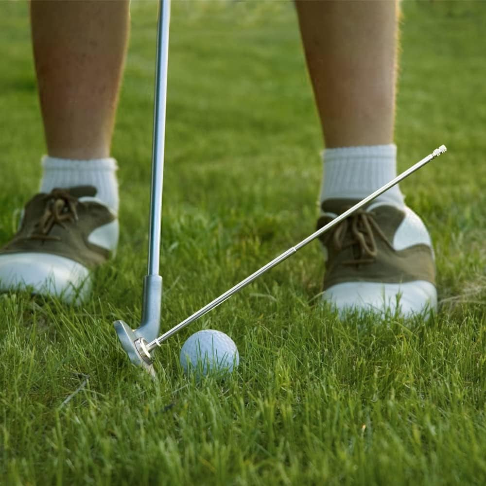 Golf Swing Trainer Aid, Golf Alignment Rods Golf Club Alignment Stick Corrector Help Visualize and Align Your Golf Shot Golf Alignment Aids